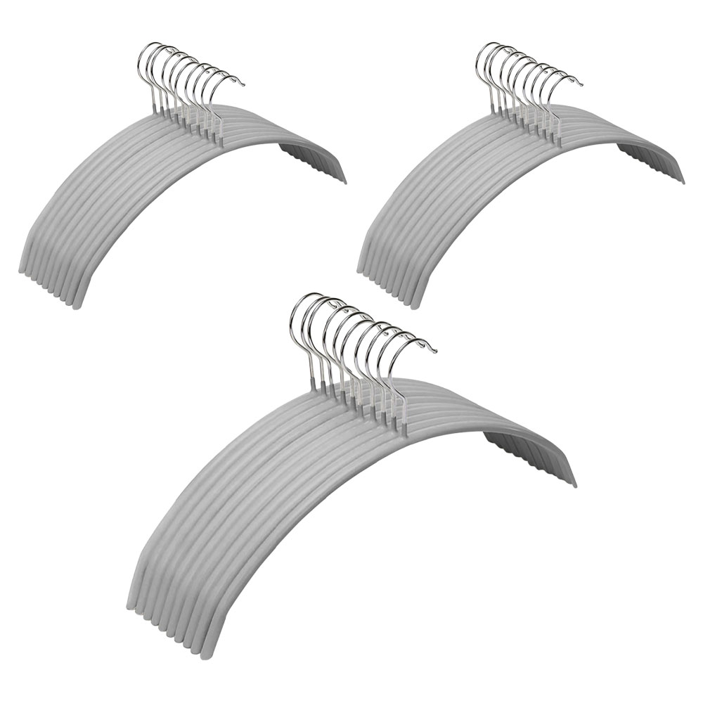 살림의기술 어깨뿔방지 논슬립 베이직 옷걸이, 그레이, 30개 22,500원