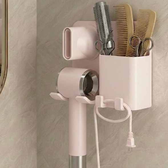 에스위두 BLDC 다이슨형 호환 무타공 수납형 드라이기거치대, 1개, 핑크 17,980원