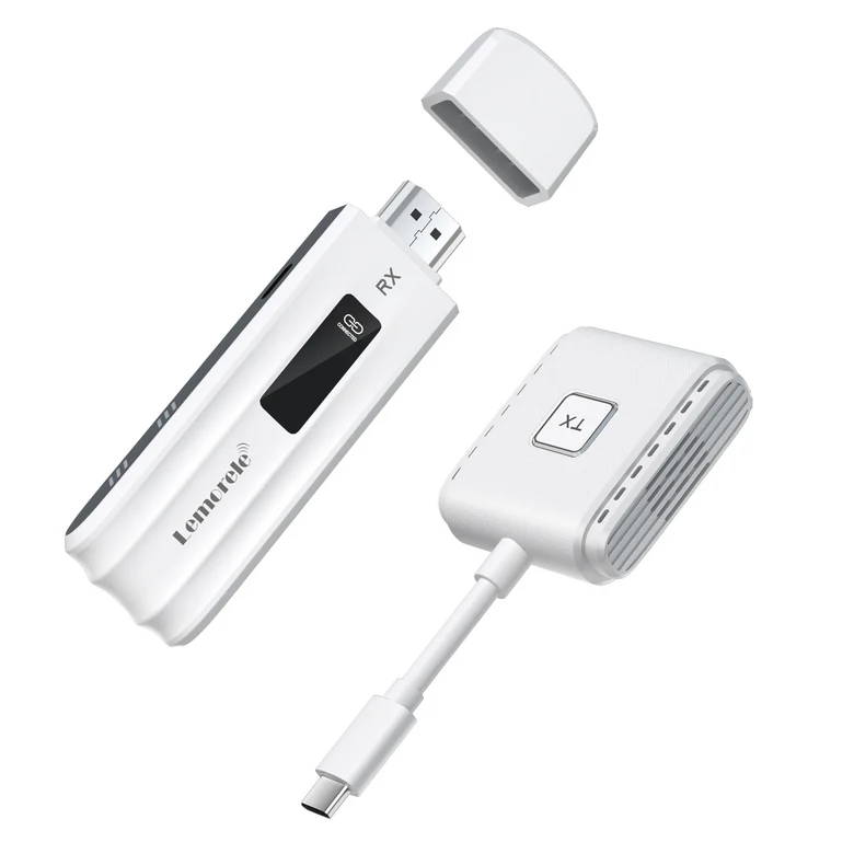 Lemorele 50m Type-C 무선 비디오 송신기 HDMI 수신기 익스텐더 키트 카메라 모니터 PC-TV 용 1080P 디스플 61,280원