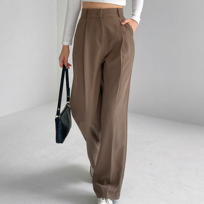 라라온 여성용 베이직 핀턱 뒷밴딩 슬랙스 TSP3025 37,900원