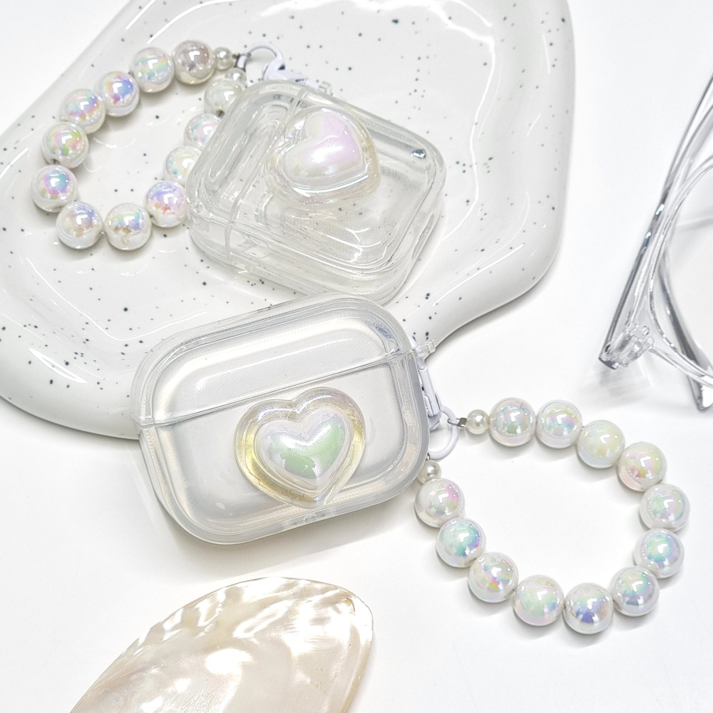 영스피플 하트 투명 에어팟 케이스 1 2 3 프로2 TPU 변색없는 보호 커버 11,900원