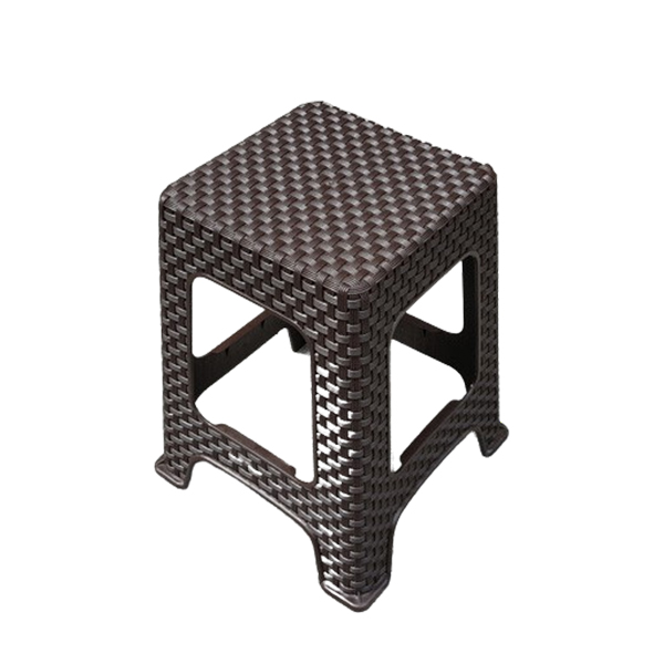 라탄 사각 의자 플라스틱 체어 카페 업소용 간의의자 인테리어, 브라운, 1개 5,400원