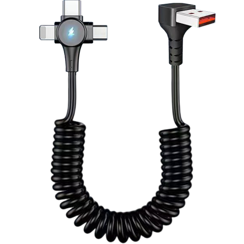 원스바이 3in1 코일 라이트닝 C타입 고속충전 케이블 17,900원