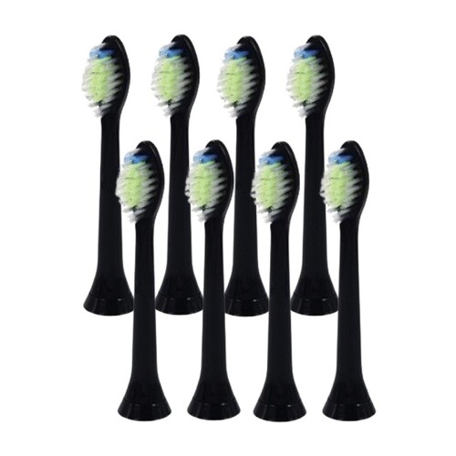 필립스 전용 전동칫솔 호환리필모 HX6911 HX6920 HX6921 호환 칫솔모 (블랙), 필립스 (블랙), 8개 24,500원