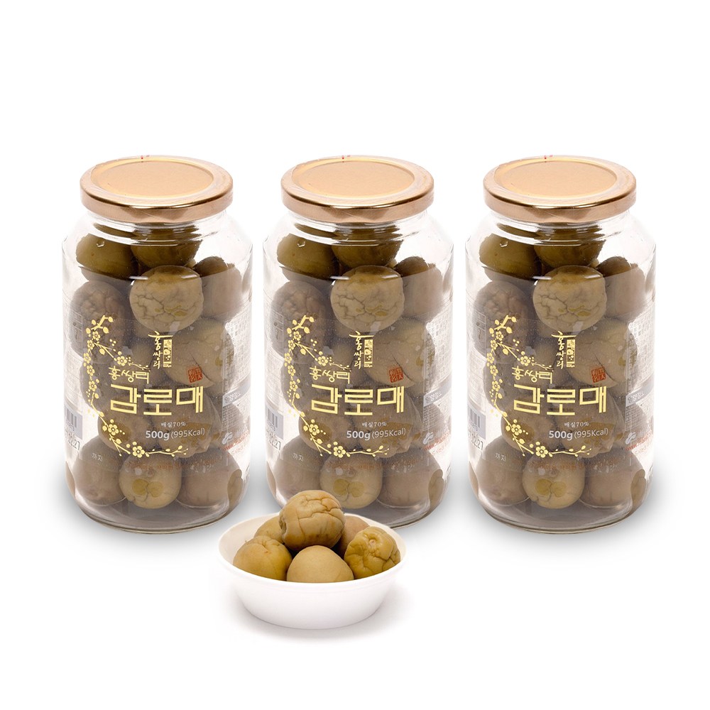 홍쌍리 청매실 감로매 500g 스페셜기프트 / 새콤달콤 아삭한 디저트 41,000원