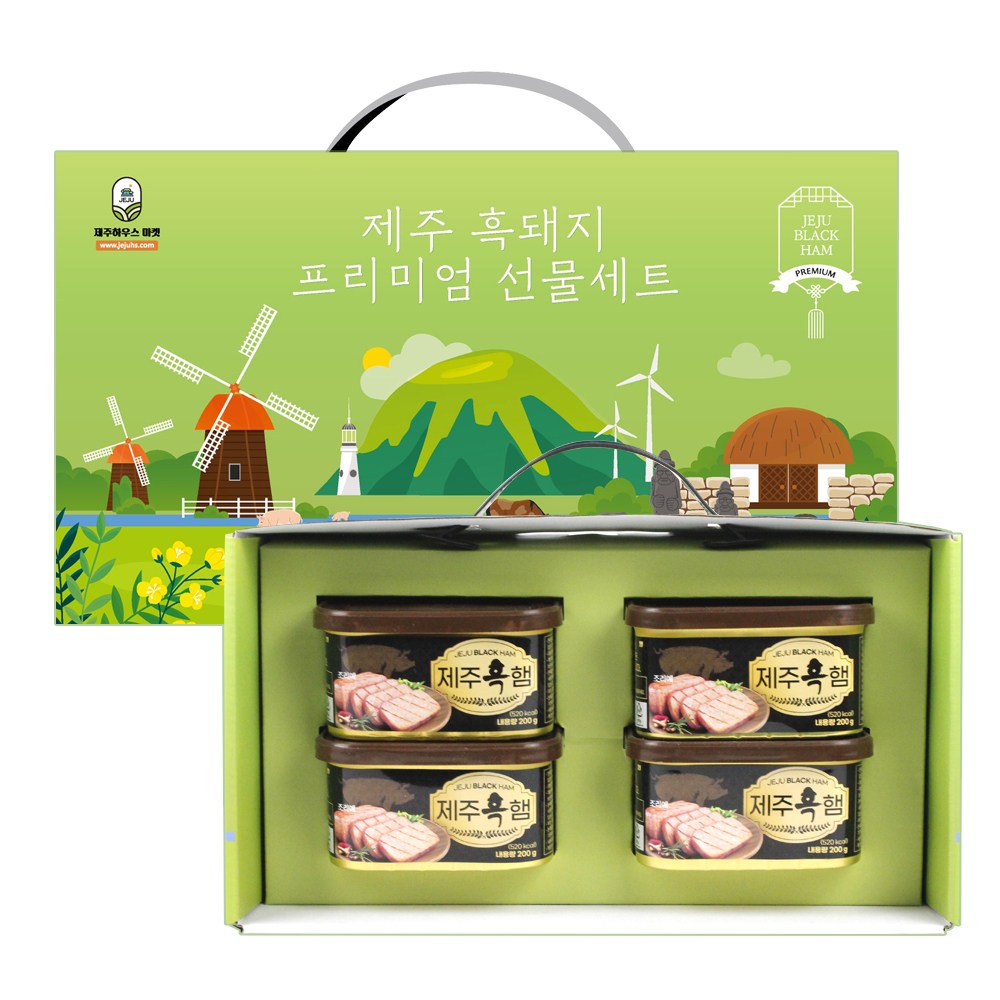 제주상회 흑돈 프리미엄 캔햄 선물세트 NEW 4호 25,900원