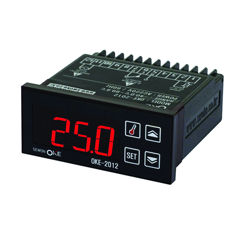 [세원오케이 온도조절기] OKE-2012 판넬형 쿨링히터,1ch, 한글기능표시, 1개 30,000원