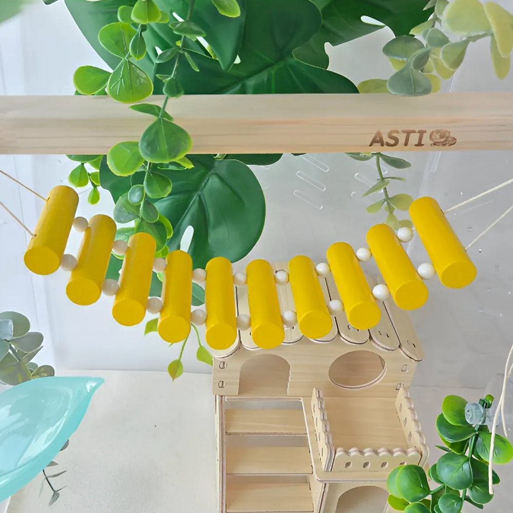 아스티렙 파스텔 게코 도마뱀 사다리 백업 출렁다리 파충류 놀이터 9,500원