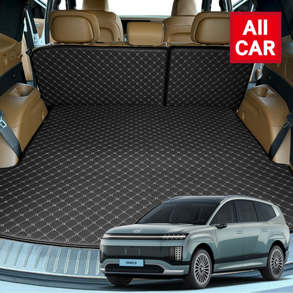 올카 2025 현대 아이오닉9 호환 프리미엄 퀄팅 트렁크매트 가죽 차박 바닥 등받이, 블랙+베이지 68,420원