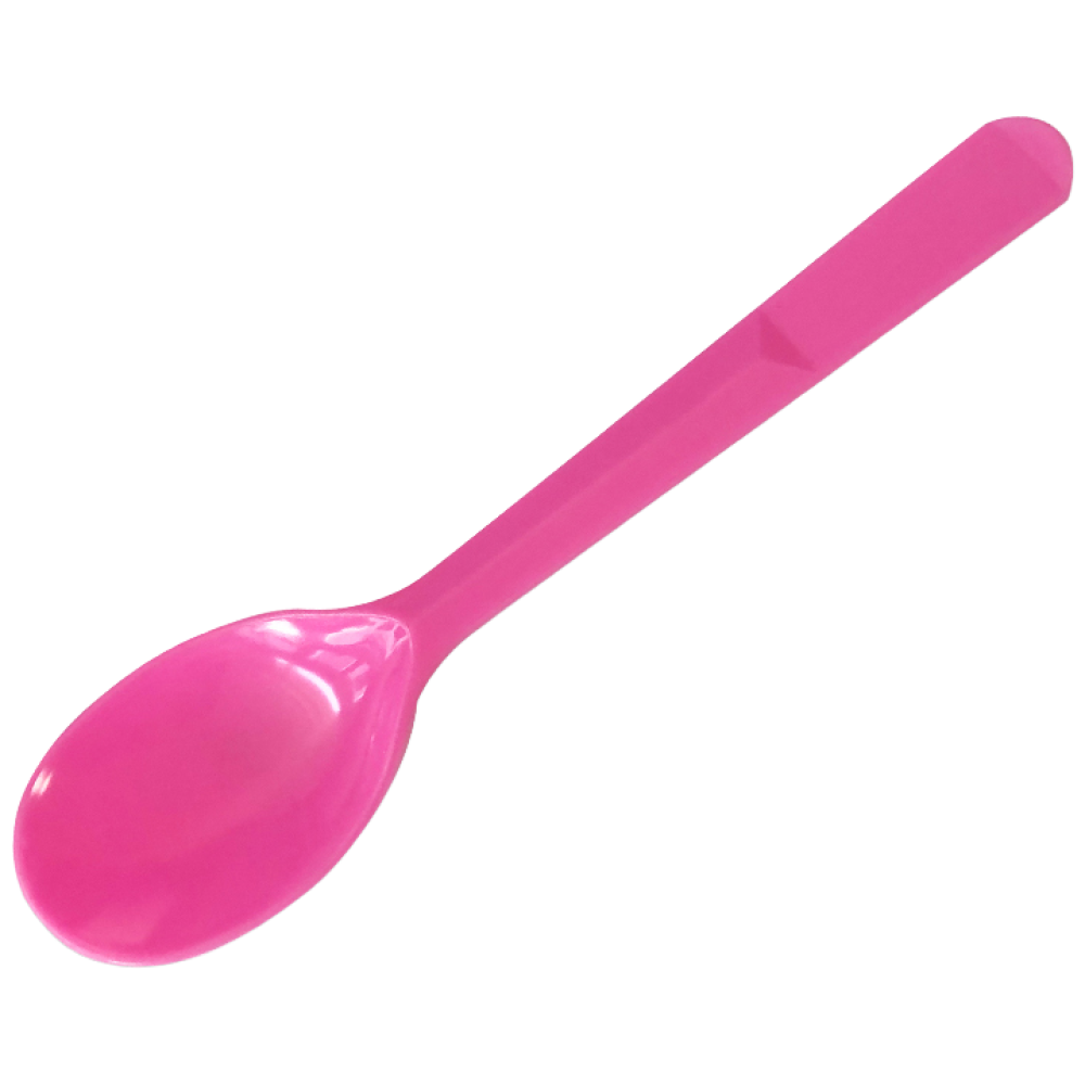 12cm 일회용숟가락 아이스크림스푼 요거트스푼 벌크포장 핑크(대) 1봉 500개입 12,400원