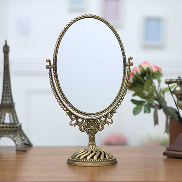 아테리나 파도 스탠드 탁상 양면거울, 특대사이즈 주석 49,900원