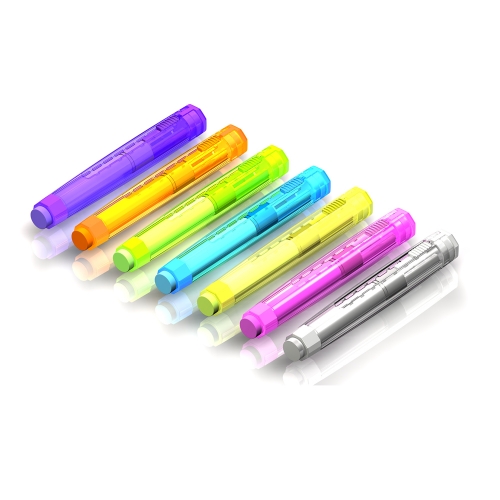 하고로모 슬라이드식 자석 분필홀더 크리스탈 멀티 쵸크 홀더 7색상 9,000원