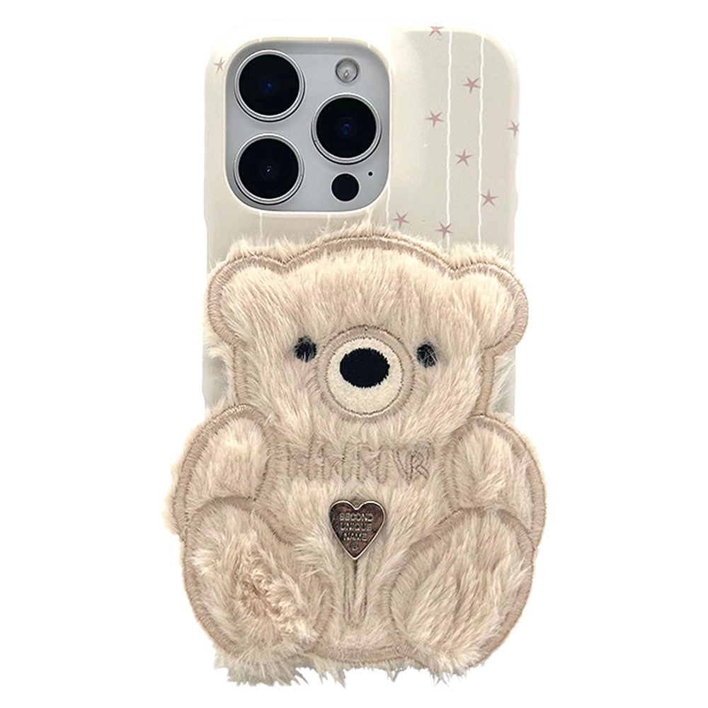 세컨드유니크네임 SUN CASE PATCH COZY BEAR 휴대폰 케이스 30,000원