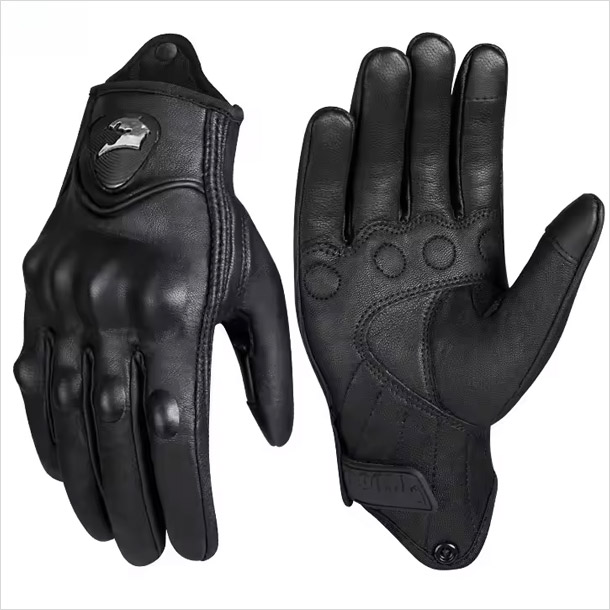 [RCM] 손등보호 스마트터치 양가죽 기모 바이크장갑 [사이즈택일] - 너클가드 오토바이 방한장갑 25,900원