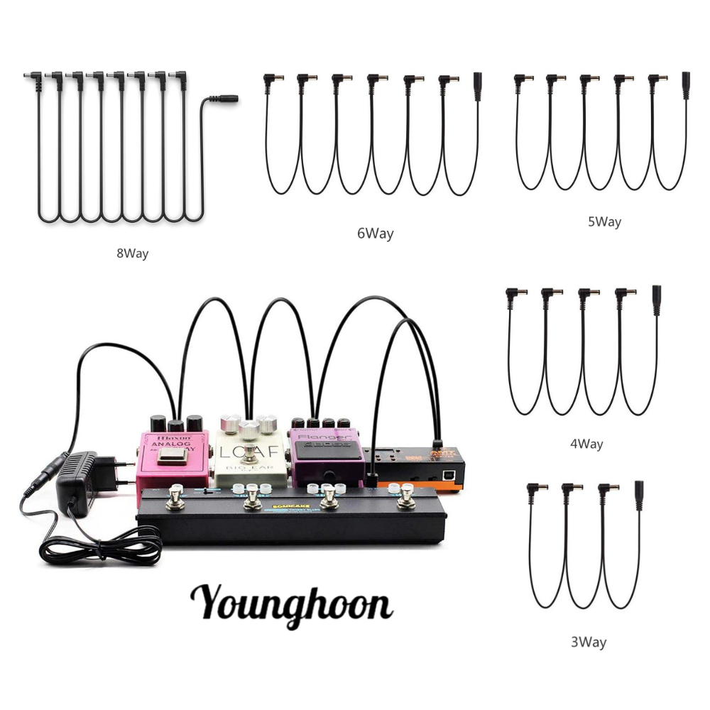 영훈악기 데이지 기타 이펙트 파워 써플라이 케이블 15,100원