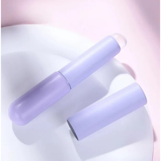 옥그라미 파스텔 젤리 실리콘 립브러쉬 휴대용 스머징 핑커팁 메이크업, 1개, 퍼플 3,000원