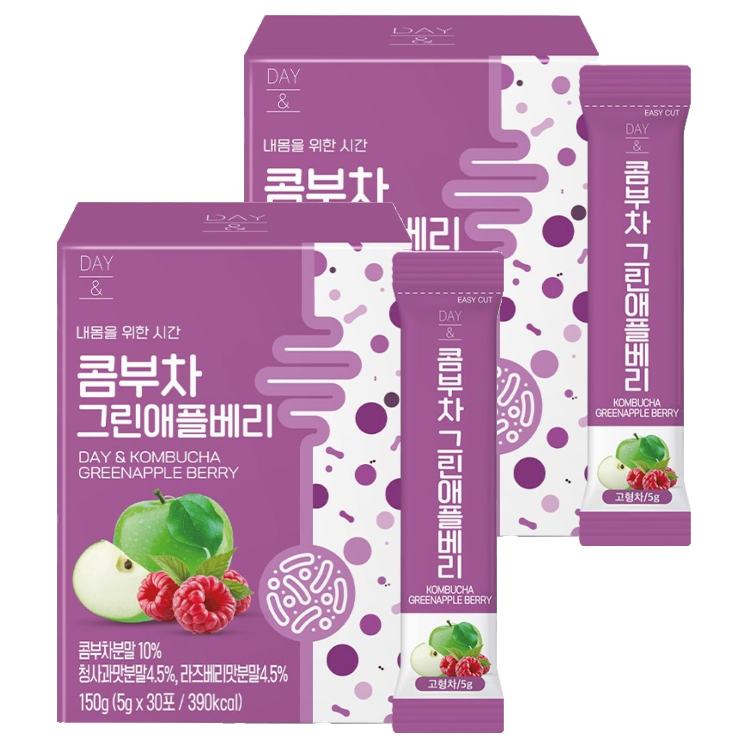 데이앤 콤부차 그린애플베리, 5g, 30개입, 2개 18,900원