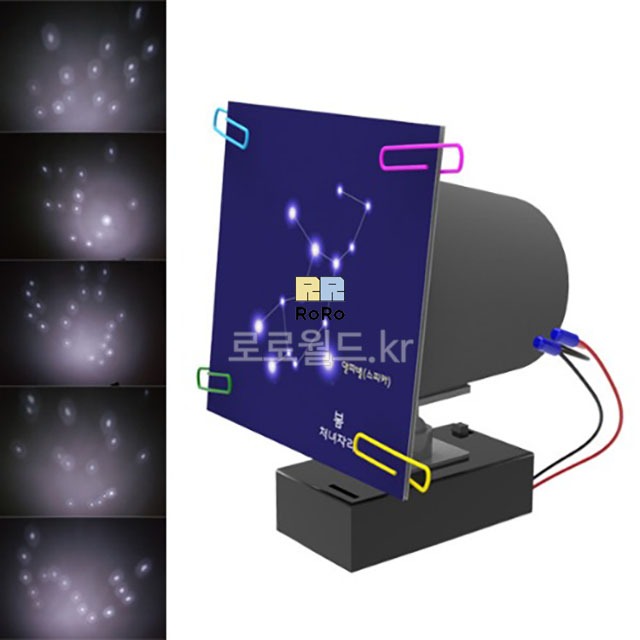 고휘도 LED 사계절과 북극성 별자리 투영기 만들기 (5인용)/과학 실험 키트 교구 도구 만들기 21,500원
