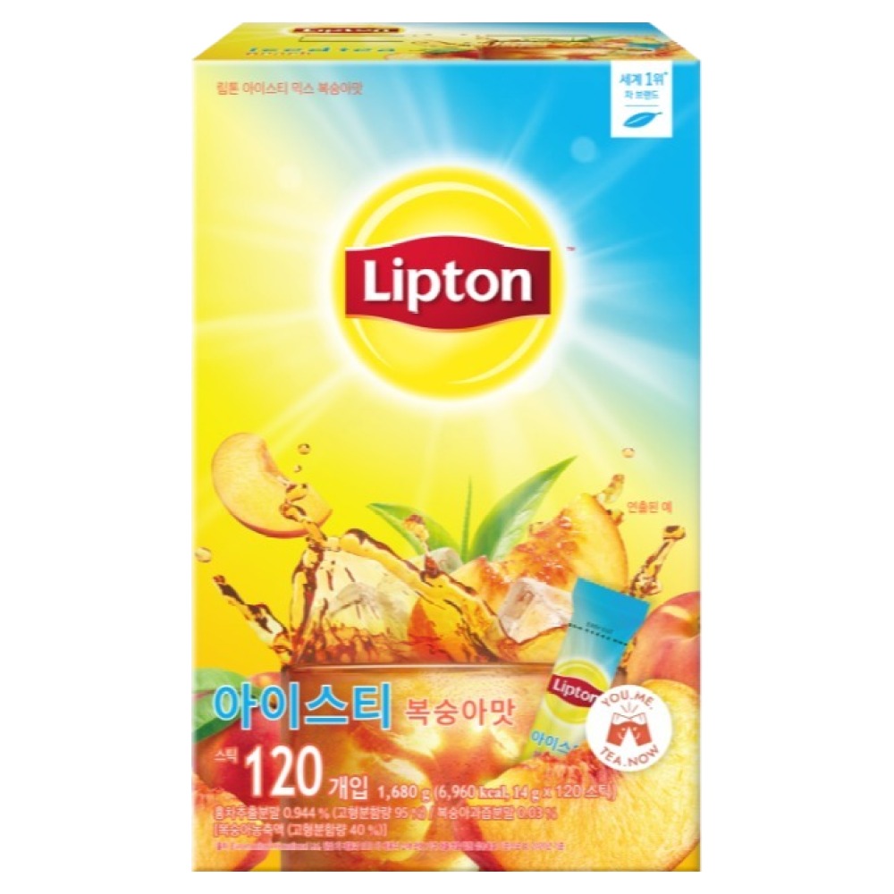 립톤 아이스티 스틱 복숭아 14g 20개입 1개 42,000원