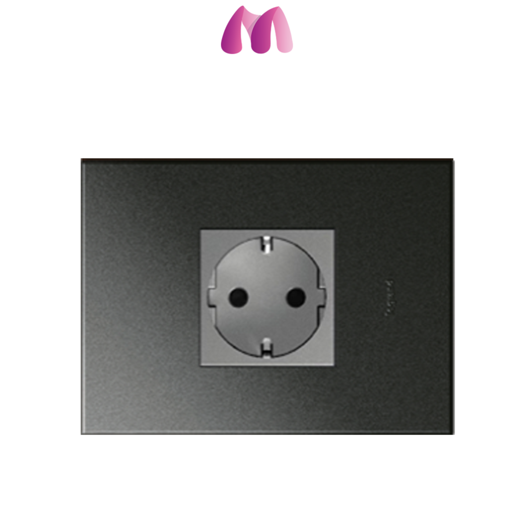 머슬전기 르그랑 아테오 국내용 가로1구 콘센트 그라파이트 34,500원