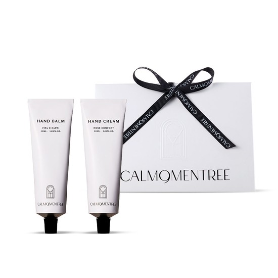 캄모멘트리 천연 아로마향 핸드크림 로즈 컴포트&비타 C 카프리 세트 (50mlx2) 52,080원