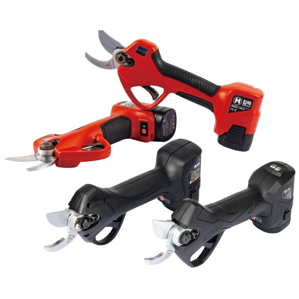힘텍 무선 충전 전동 가위 전정 전지 가지치기 DJ25 DJ30 HE25 HE32, 1개 275,000원