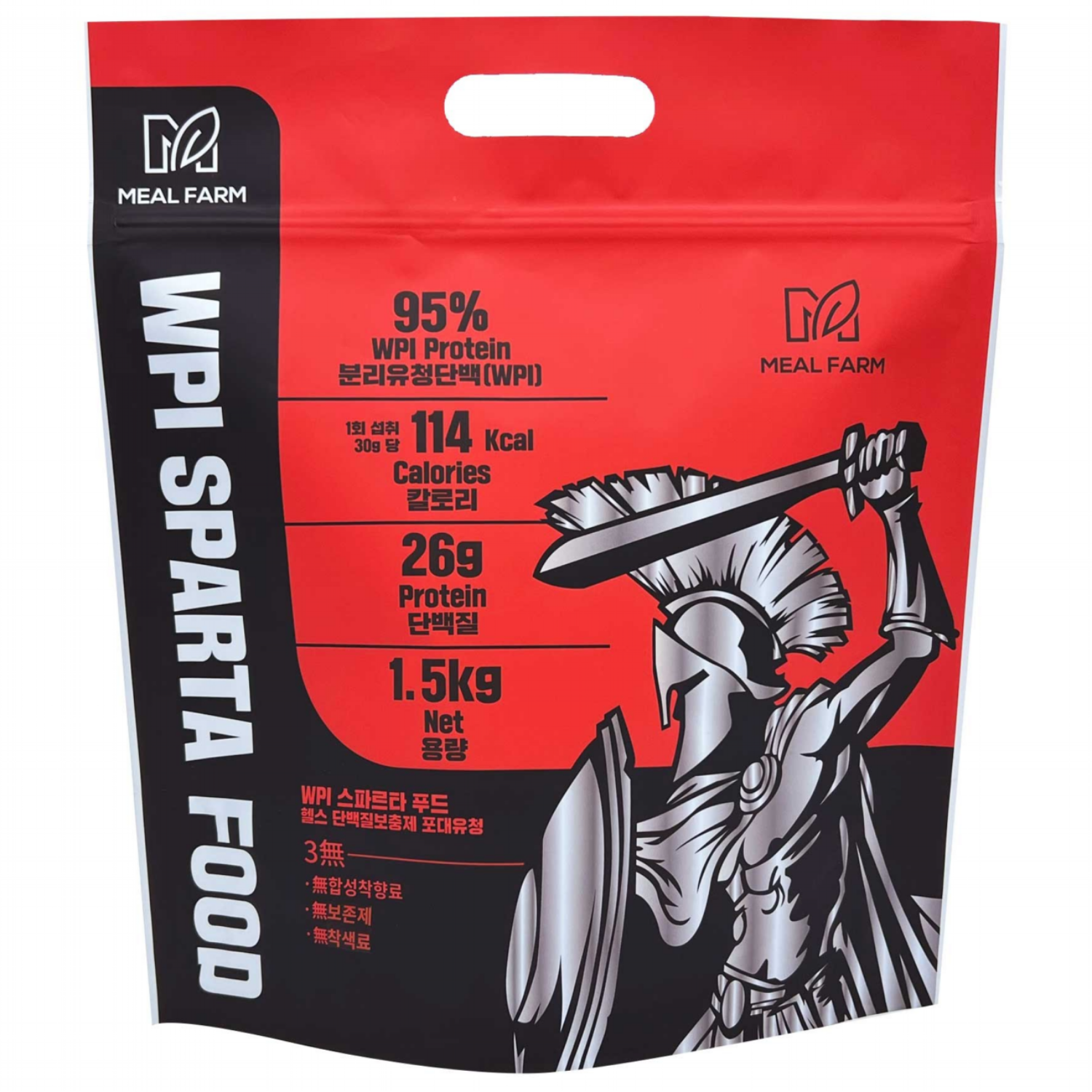 밀팜 스파르타푸드WPI 단백질보충제 분리유청 프로틴 헬스 웨이 포대유청 1.5kg 105,550원