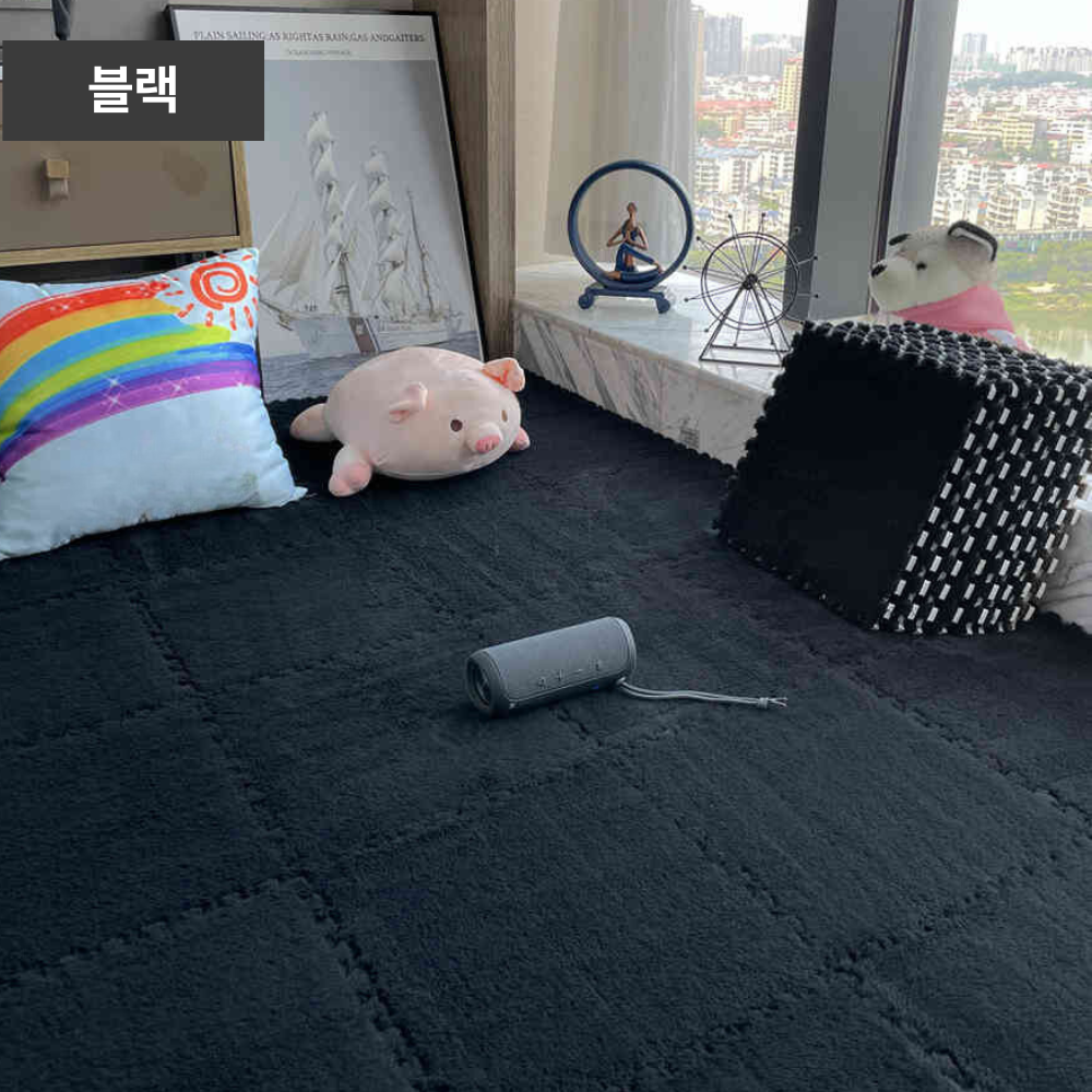 다나몰 타일형 러그 층간소음 미끄럼방지 거실 침실 퍼즐매트 15,800원