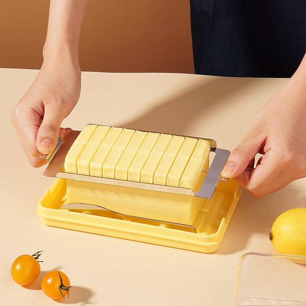 뚜껑이 있는 스테인리스 커팅 버터 수납 케이스 버터 보관 케이스 9,900원