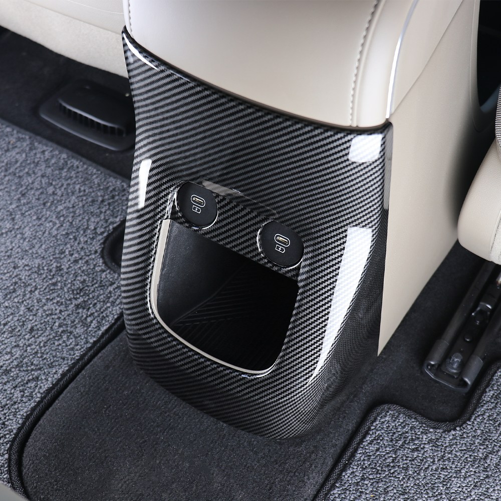 유투카 호환 더뉴 아이오닉5 페이스리프트 튜닝 용품 2열 USB포트 커버 자동차 카본 몰딩 38,900원