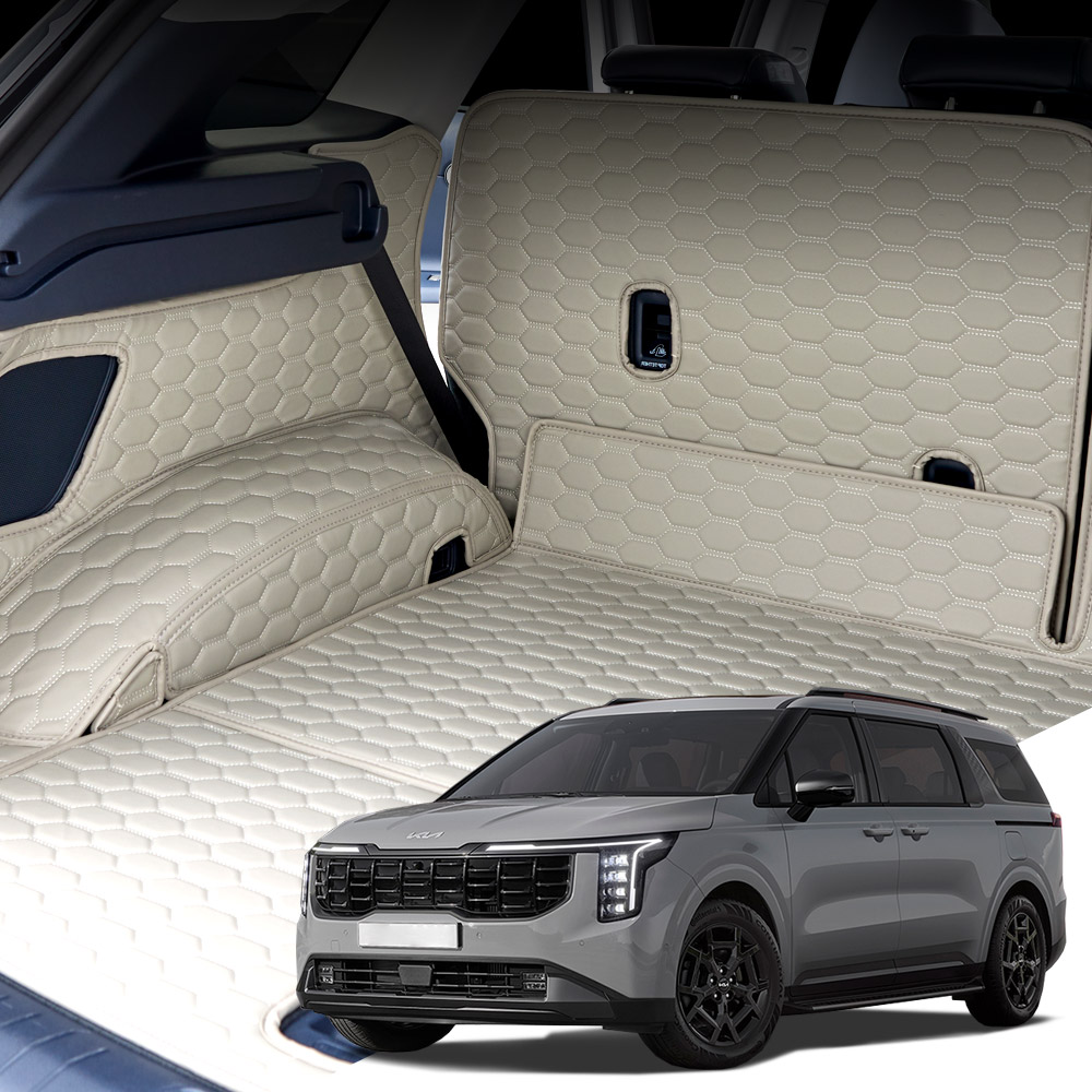 카니발 4세대 KA4 PE 본투로드 하이브 풀커버 차량용 트렁크매트 128,000원