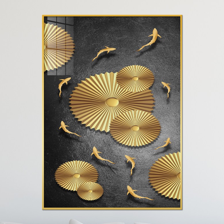 아트블루 풍수에 좋은 그림 황금 잉어 구어도 물고기 액자, 3_구어도_M 48,900원