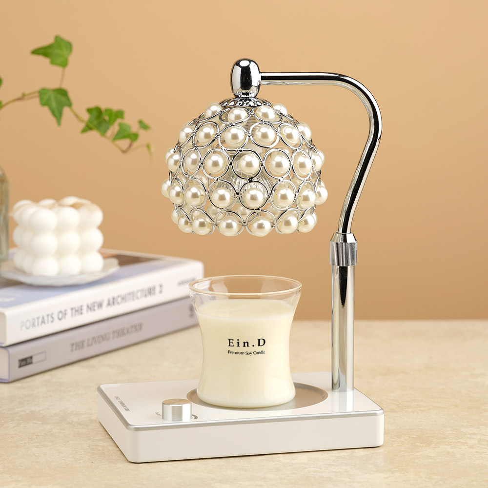 에인디 사라워머 + 퓨어앤아로마 전용 소이캔들 150g + 할로겐전구 세트, 가든파티, 실버화이트 45,940원