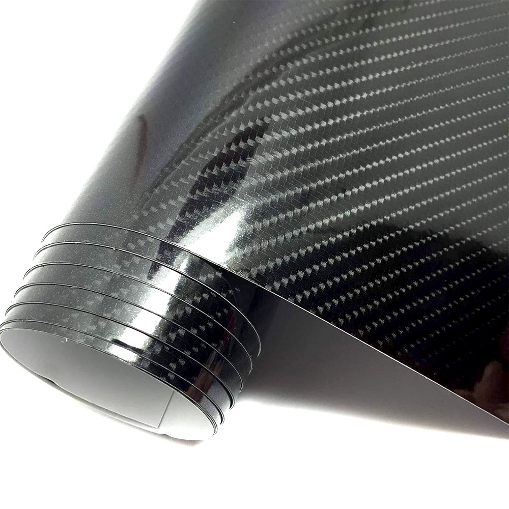 락모터스 자동차 7D 카본시트지 랩핑지 1m50cm X 10cm 단위판매 유광 카본필름 접착식 카본패브릭 차량용 3,000원
