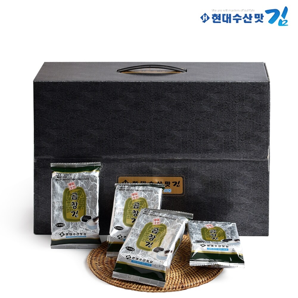 현대수산맛김 보령 대천김 곱창김 도시락김 50봉/조미김/구운김 33,500원