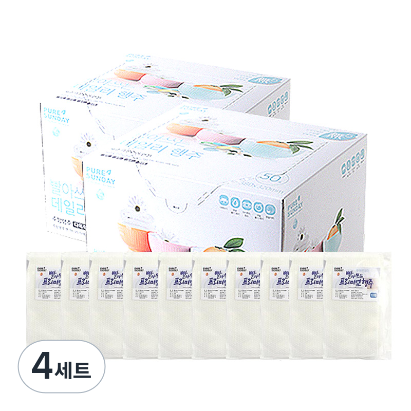 퓨어썬데이 빨아쓰는 주방행주 50p x 2팩 + 프리미엄 행주 10p 45,270원