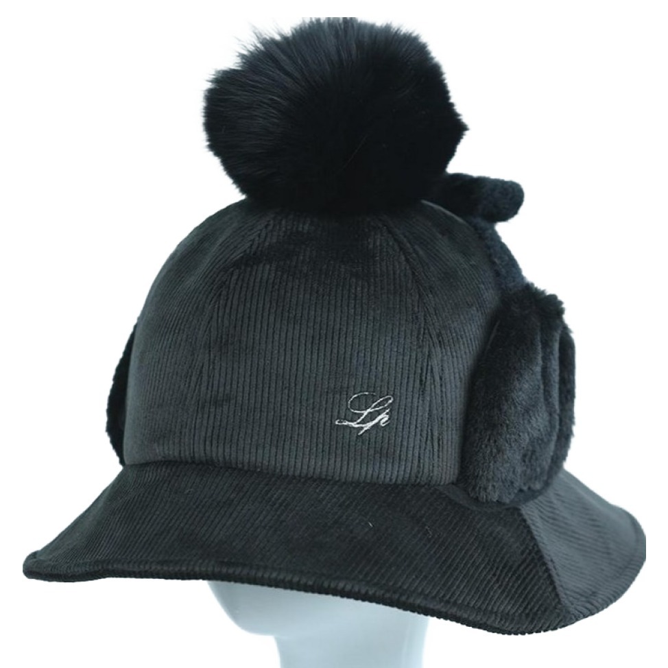 루페오 여성용 겨울 방한 골덴 이어머프 여우방울 퍼 귀달이 앙고라 스트랩 벙거지 모자 36,160원