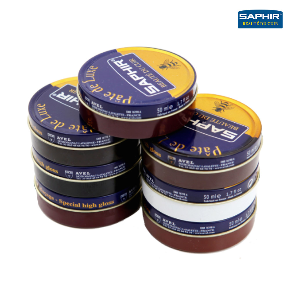 (사피르) 비즈왁스 폴리시 구두약 슈케어 구두관리 색상복원 광택제 13,000원