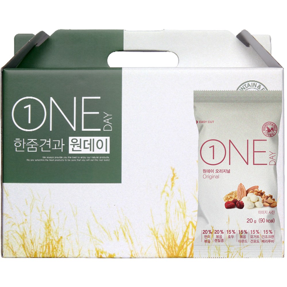 산과들에 원데이오리지널 30입 하루견과류 선물세트 15,570원