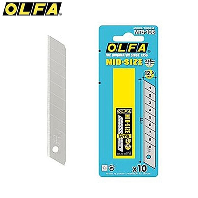 고강도 작업공구 중형커터칼날(MT-1용) 올파 olfa 커터 컷터 박스칼 커터칼 칼날 사무용품 문구 미니칼 미니칼날+셀러팩토리Shop 13,200원