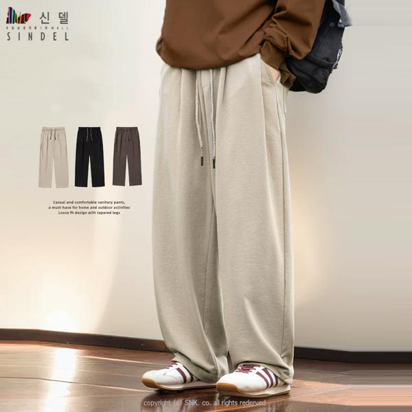신델 트레이닝바지 루즈 츄리닝바지 와이드 팬츠 sj1004 38,600원