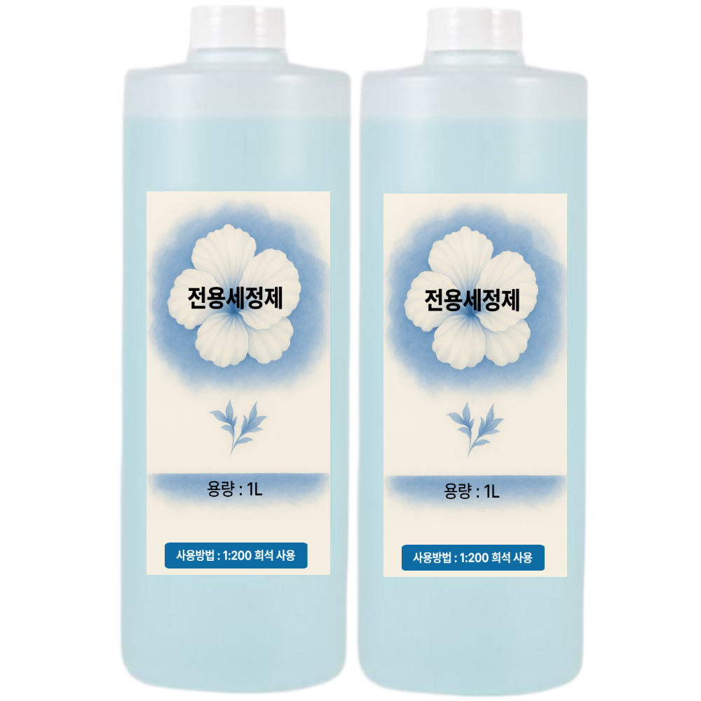 비브랜드 호환 에코백스 전용세제 로봇청소기, 2개, 1L 13,700원