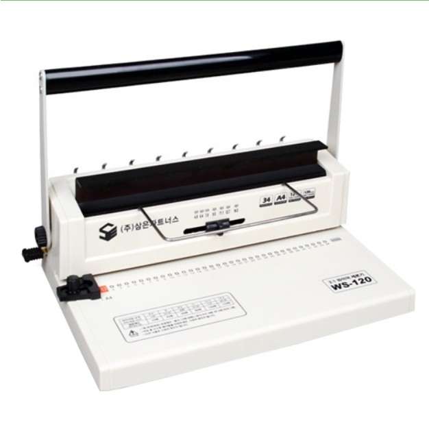 삼은)와이어링 제본기(WS-120)-420x250x140 145,000원