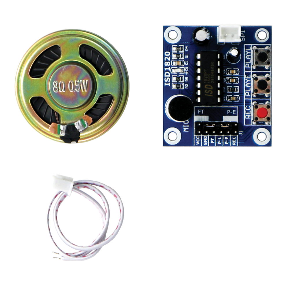 아두이노 녹음 모듈(스피커 포함) ISD1820, 1개 4,400원