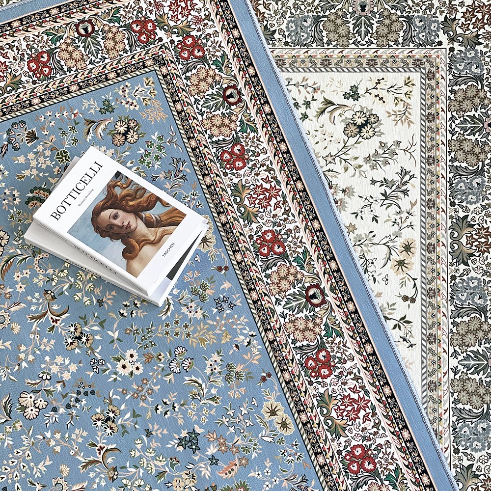 [재입고]바솔트홈 브리즈 페르시안카페트 레트로 셔닐 거실러그 먼지없는 사계절 단모카페트 5 size 158,080원