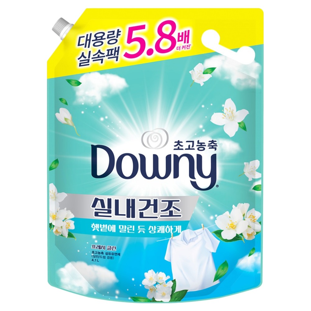 다우니 실내건조 초고농축 섬유유연제 프레시클린 리필 21,240원