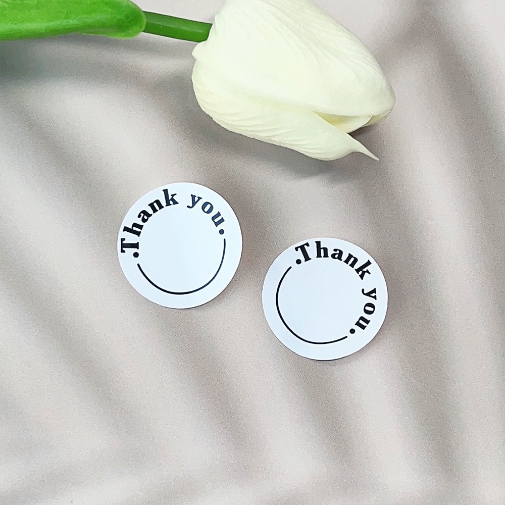 땡큐스티커 3cm 답례 감사 포장 원형 스티커 4,500원