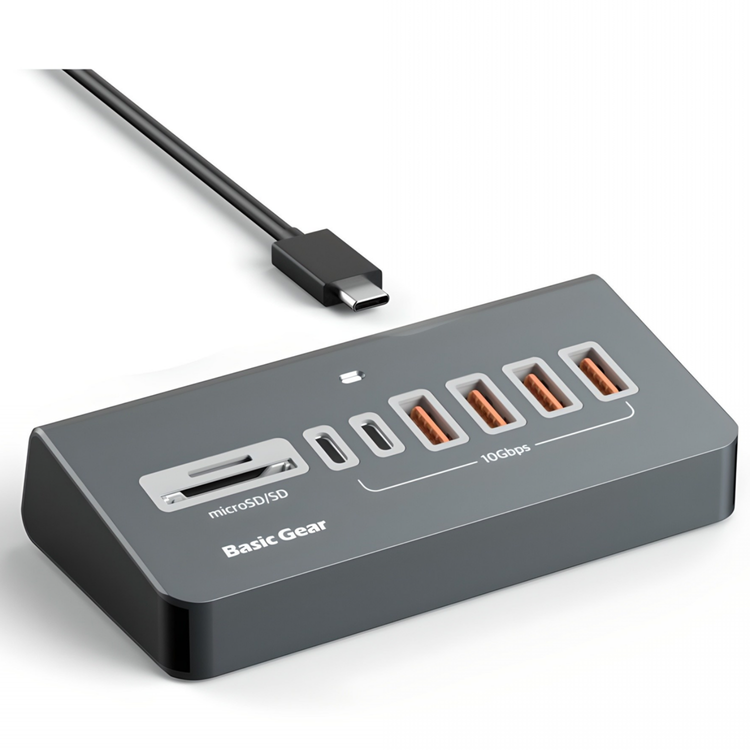 베이직기어 버티컬 8in1 C타입 10Gbps USB 멀티허브 31,800원