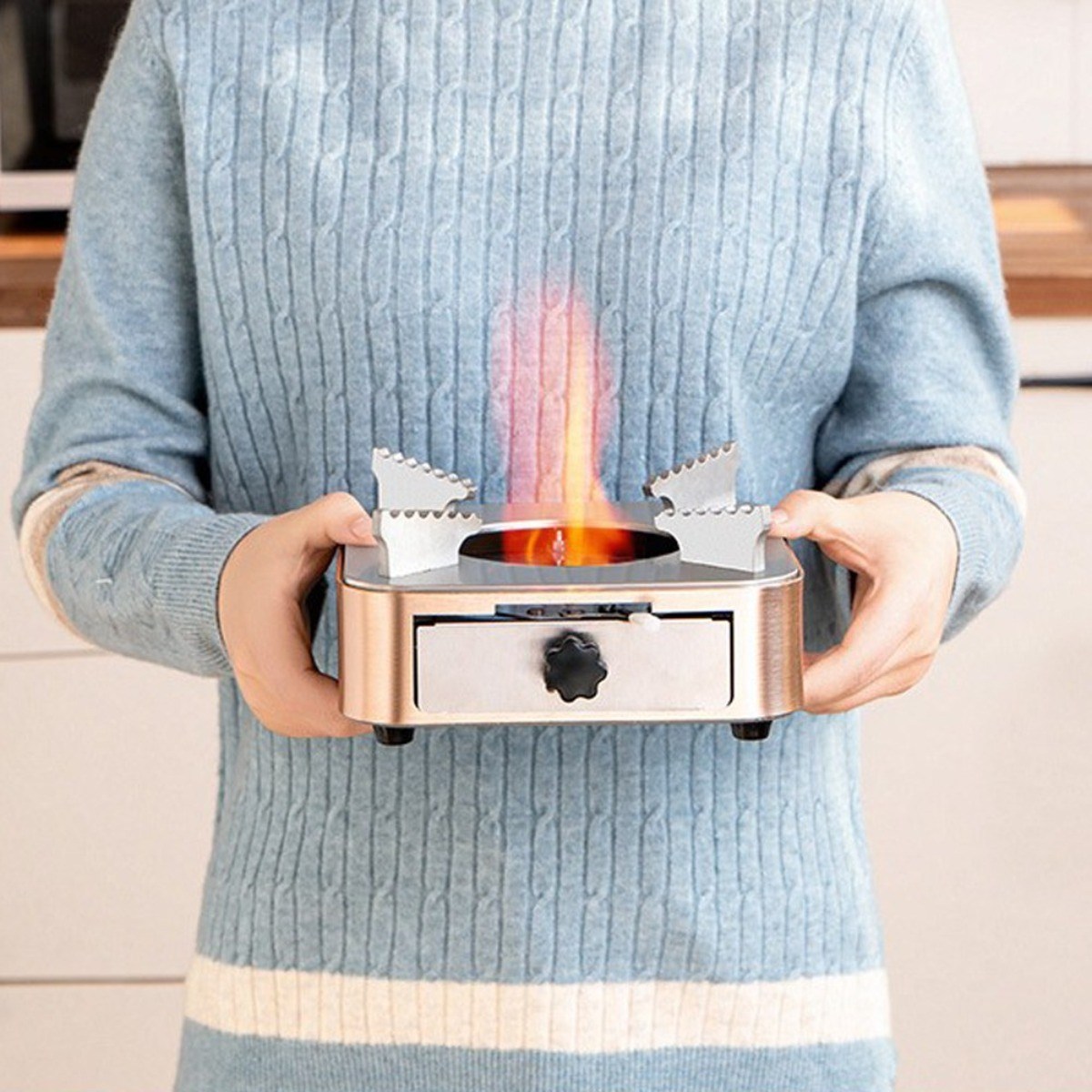 톨른캠퍼 감성캠핑 캠핑용 미니 고체연료 버너, 실버, 1개 9,950원