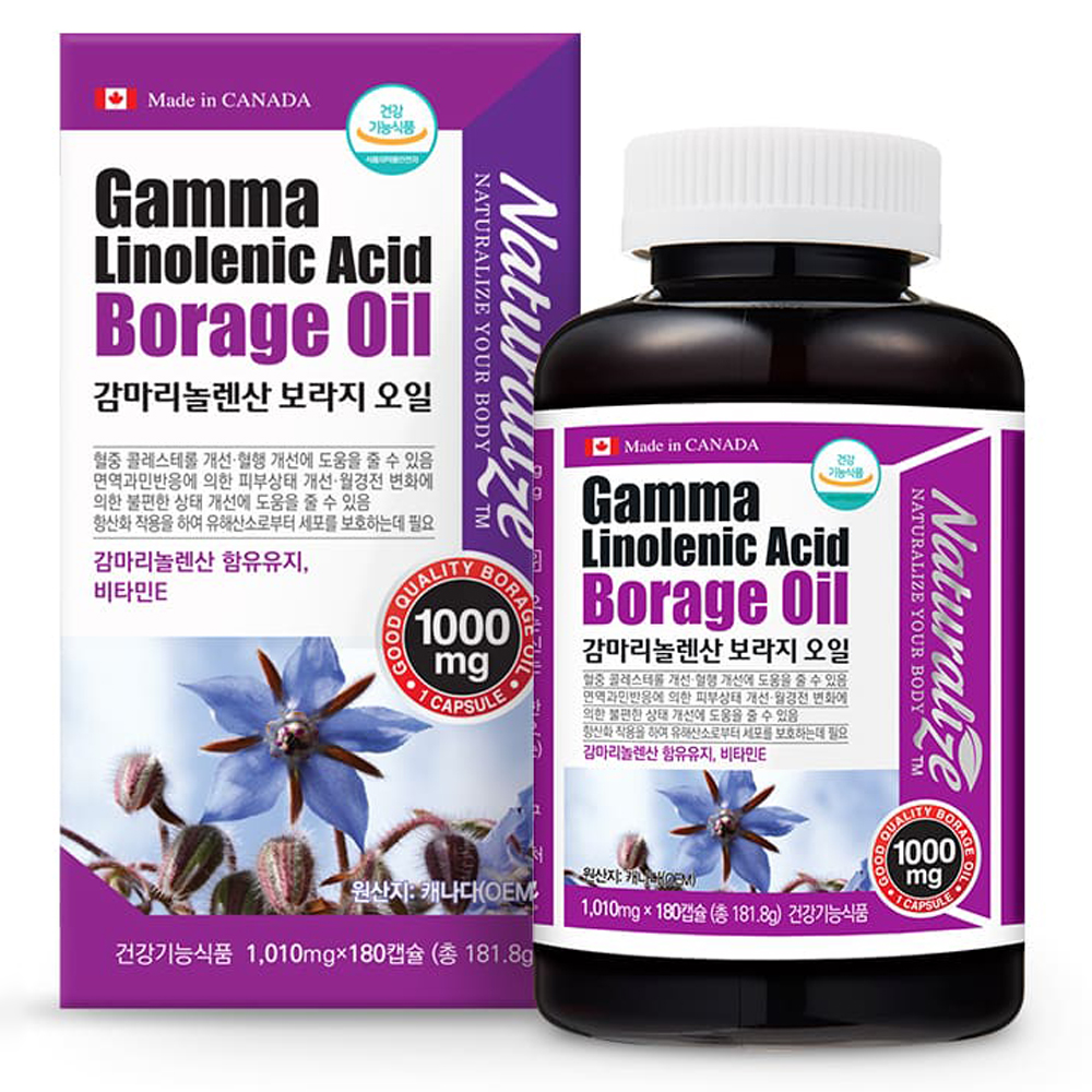 네추럴라이즈 감마리놀렌산 보라지오일, 180정, 1개 38,390원
